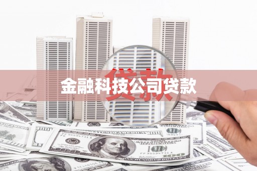 团风金融科技公司贷款