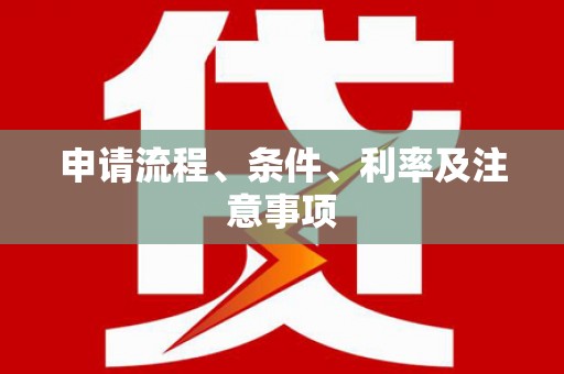团风申请流程、条件、利率及注意事项