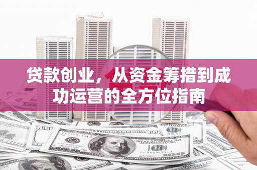 团风贷款创业，从资金筹措到成功运营的全方位指南