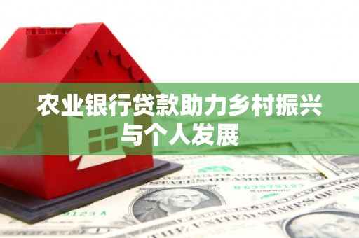 团风农业银行贷款助力乡村振兴与个人发展