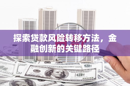 团风探索贷款风险转移方法，金融创新的关键路径