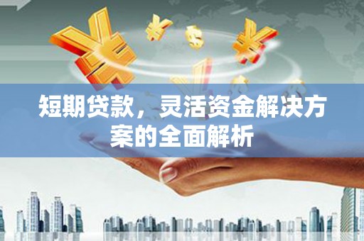 团风短期贷款，灵活资金解决方案的全面解析