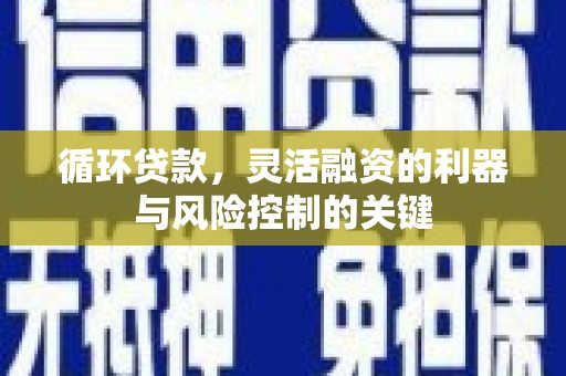 团风循环贷款，灵活融资的利器与风险控制的关键