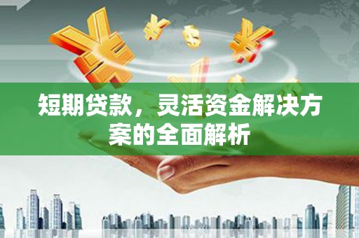 团风短期贷款，灵活资金解决方案的全面解析