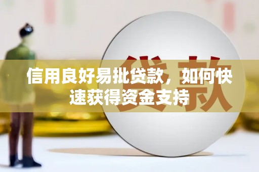 团风信用良好易批贷款，如何快速获得资金支持