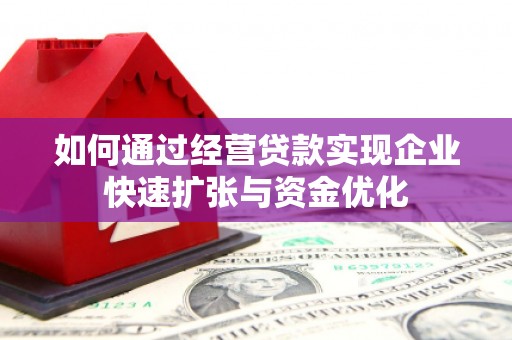 团风如何通过经营贷款实现企业快速扩张与资金优化