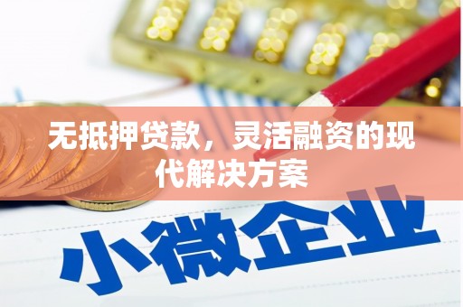 团风无抵押贷款，灵活融资的现代解决方案