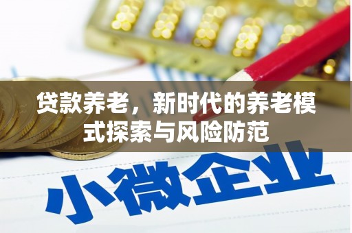 团风贷款养老，新时代的养老模式探索与风险防范